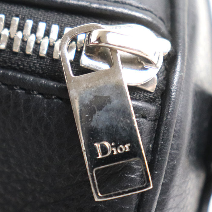Dior ディオール アトリエローラー ミニドラム ショルダーバッグ ブラック 1ATPO061_H03E レディース【中古】