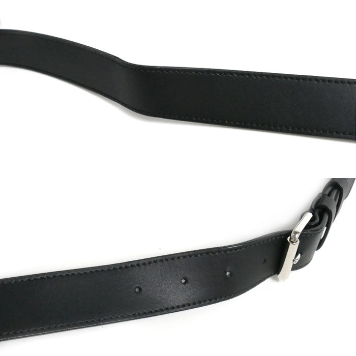 VALENTINO ヴァレンティノ VLTNロゴ ボディバッグ ブラック 2Y2B0719WJW メンズ【中古】