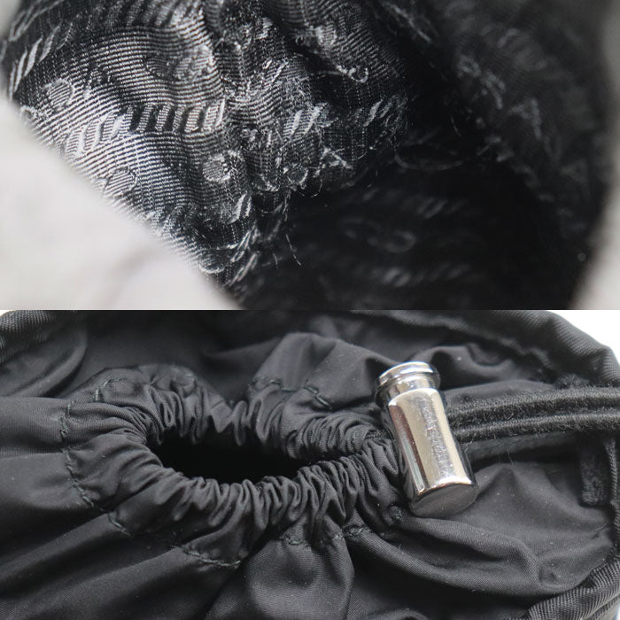 PRADA プラダ Re-Nylon スマートフォンケース ショルダーバッグ ブラック 2ZH155_2DMI_F0002 IC レディース【中古】