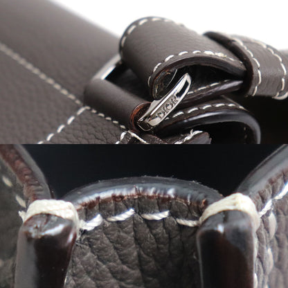 Dior ディオール サドル ボディバッグ ブラウングレー 1ADPO095YKY ユニセックス【中古】
