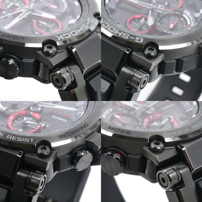 CASIO カシオ G-SHOCK MT-G Bluetooth搭載 電波 腕時計 ソーラー ブラック MTG-B1000B-1AJF メンズ【中古】【美品】