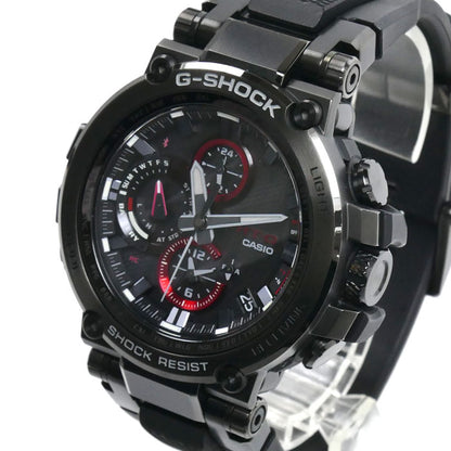 CASIO カシオ G-SHOCK MT-G Bluetooth搭載 電波 腕時計 ソーラー ブラック MTG-B1000B-1AJF メンズ【中古】【美品】