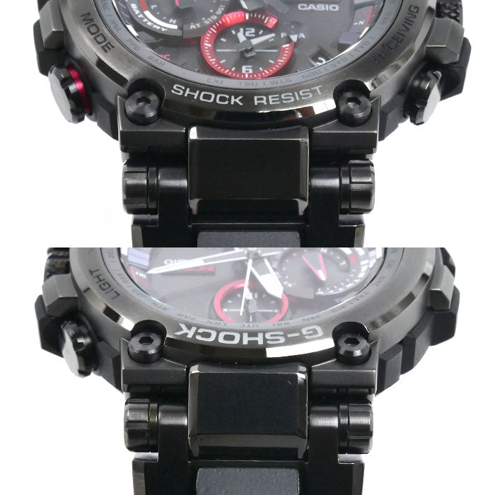 CASIO カシオ G-SHOCK MT-G Bluetooth搭載 電波 腕時計 ソーラー ブラック MTG-B1000B-1AJF メンズ【中古】【美品】