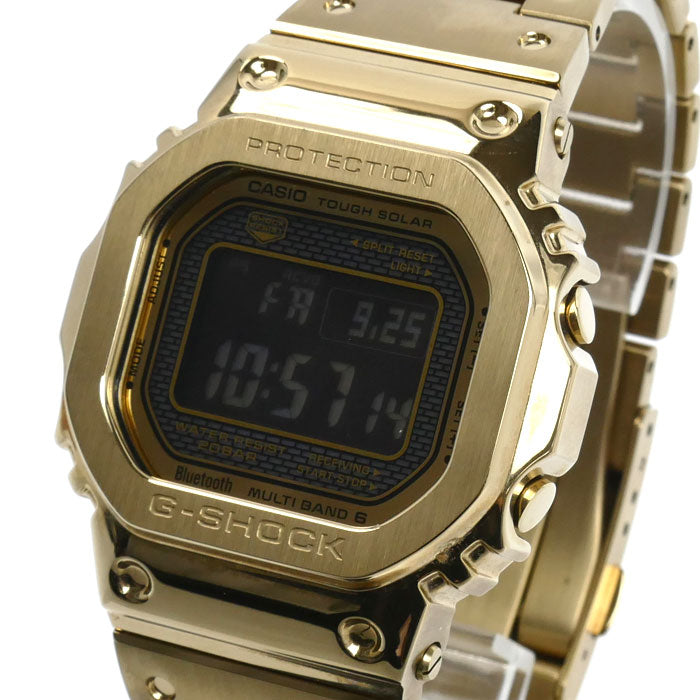 CASIO カシオ G-SHOCK 腕時計 ソーラー ゴールド GMW-B5000GD-9JF 電波 メンズ【中古】【美品】