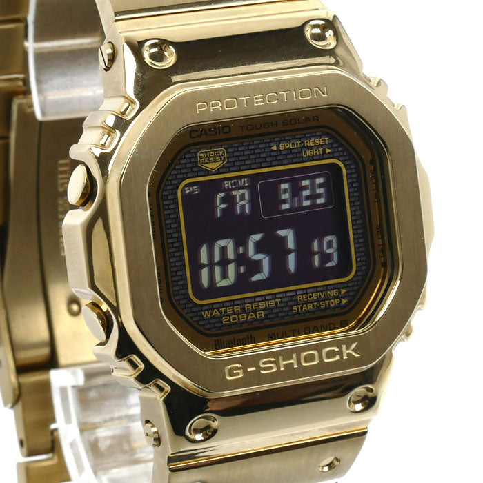 CASIO カシオ G-SHOCK 腕時計 ソーラー ゴールド GMW-B5000GD-9JF 電波 メンズ【中古】【美品】