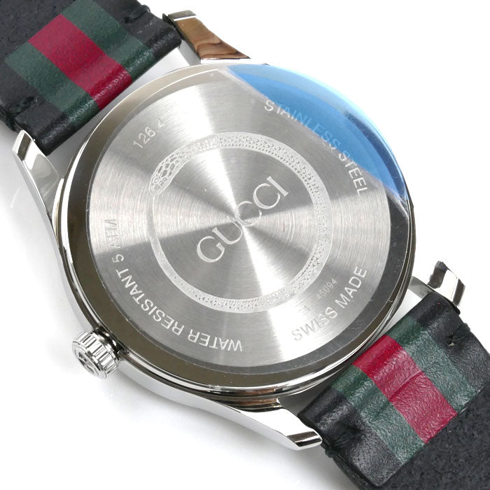 GUCCI グッチ Gタイムレス シェリーウォッチ 腕時計 電池式 YA1264079 メンズ【中古】【美品】