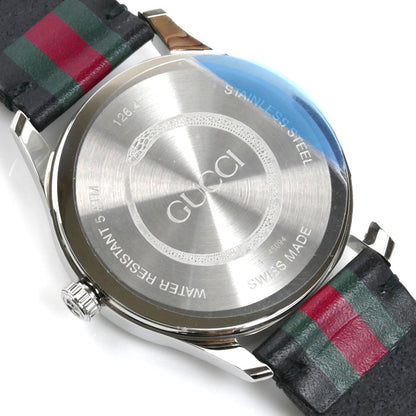 GUCCI グッチ Gタイムレス シェリーウォッチ 腕時計 電池式 YA1264079 メンズ【中古】【美品】