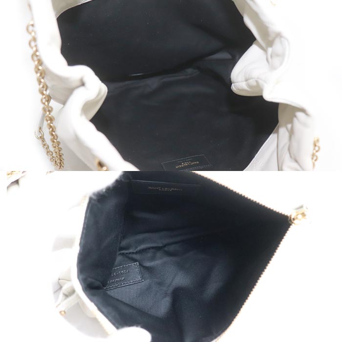 SAINT LAURENT サンローラン ジェイミー ショルダーバッグ アイボリー 781666 AAB32 9207 レディース【中古】【美品】