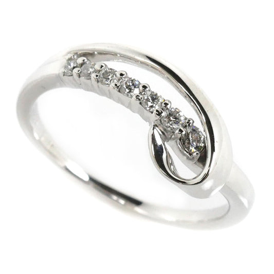 4℃ ヨンドシー K18WG ホワイトゴールド リング・指輪 ダイヤモンド 12号 3.1g レディース【中古】【美品】