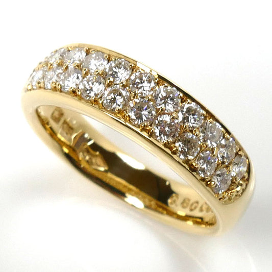 セイコージュエリー K18YG イエローゴールド リング・指輪 ダイヤモンド0.80ct 12号 5.3g レディース【中古】【美品】