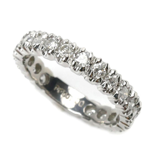 Pt900プラチナ エタニティ リング・指輪 ダイヤモンド1.00ct 10号 4.4g レディース【中古】【美品】