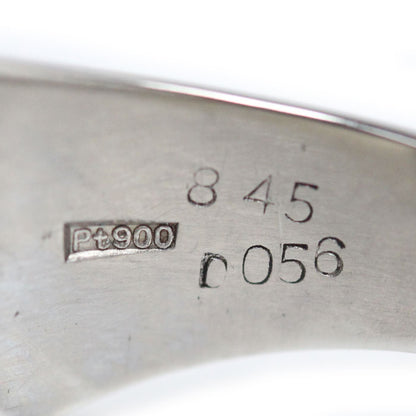 Pt900プラチナ リング・指輪 サファイア8.45ct ダイヤモンド0.56ct 20号 28.6g メンズ【中古】