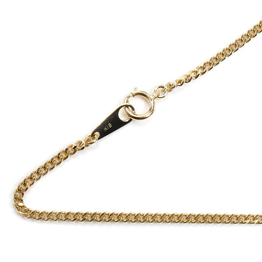 K18YG イエローゴールド ネックレス 喜平2面カット 10.0g 60cm ユニセックス【中古】