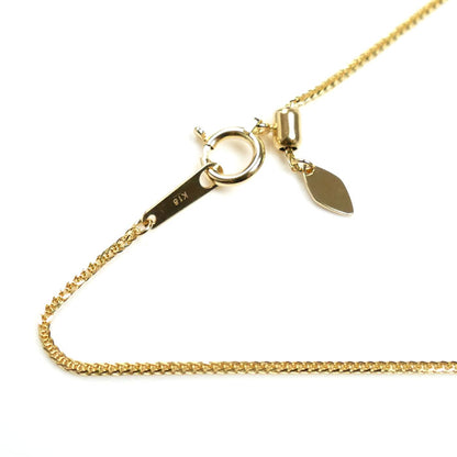 K18YG イエローゴールド ネックレス 2.7g ～60cm ユニセックス【中古】