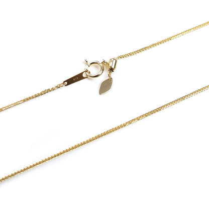 K18YG イエローゴールド ネックレス 2.7g ～60cm ユニセックス【中古】