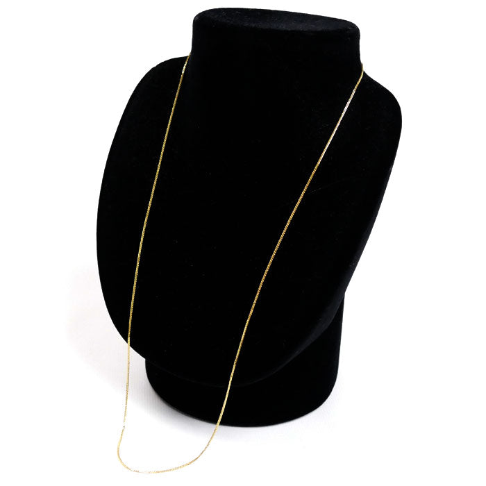 K18YG イエローゴールド ネックレス 2.7g ～60cm ユニセックス【中古】