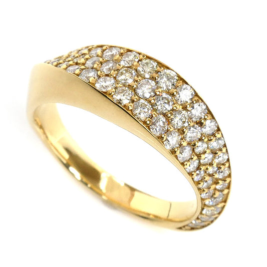 K18YG イエローゴールド リング・指輪 ダイヤモンド1.00ct 13号 8.0g レディース【中古】