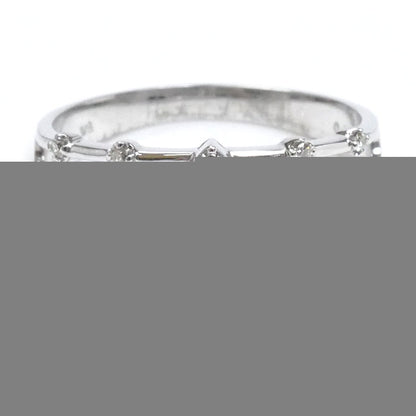 K18WG ホワイトゴールド リング・指輪 ダイヤモンド0.25ct 17号 3.4g レディース【中古】【美品】