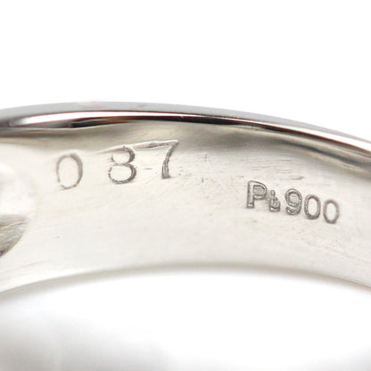 Pt900プラチナ ダイヤ リング・指輪 ダイヤモンド0.87ct 15号 9.1g レディース【中古】