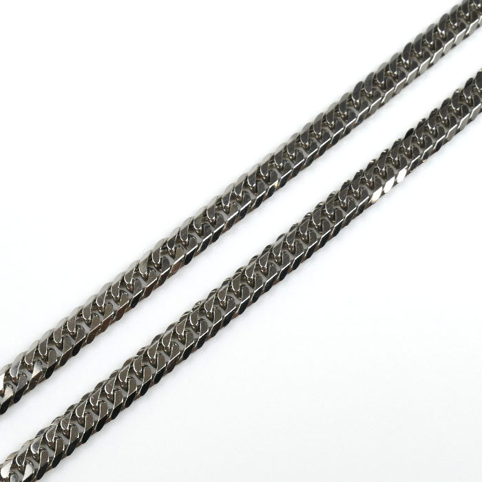 Pt850プラチナ ネックレス 喜平6面Wカット 20.2g 50cm ユニセックス【中古】