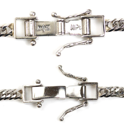 Pt999 ネックレス 喜平6面Wカット 20.6g 51cm メンズ【中古】