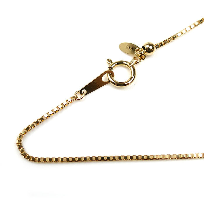 K18YG イエローゴールド ネックレス ベネチアン 3.3g ～45cm レディース【中古】