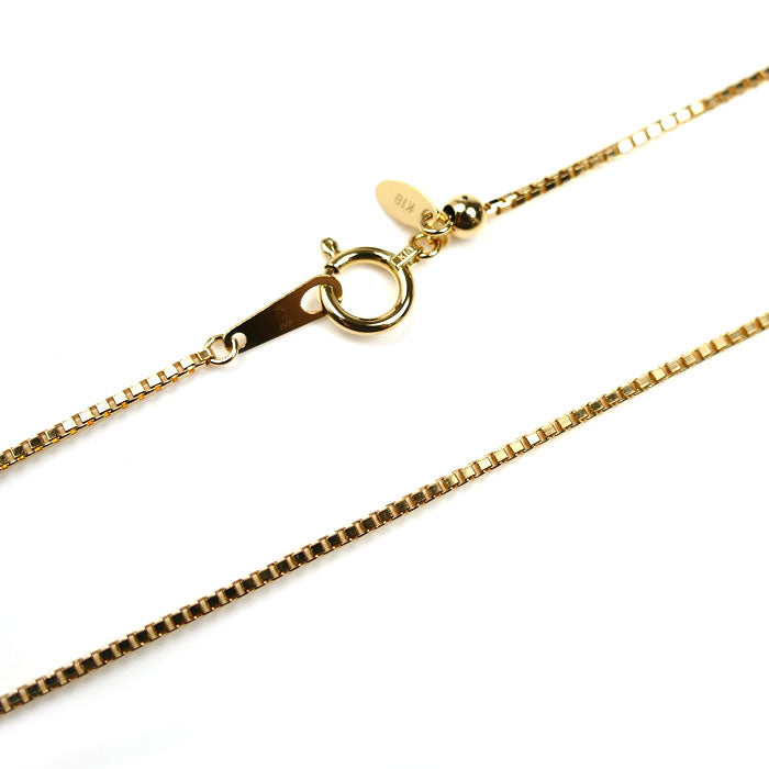 K18YG イエローゴールド ネックレス ベネチアン 3.3g ～45cm レディース【中古】