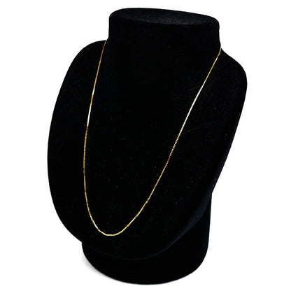 K18YG イエローゴールド ネックレス ベネチアン 3.3g ～45cm レディース【中古】