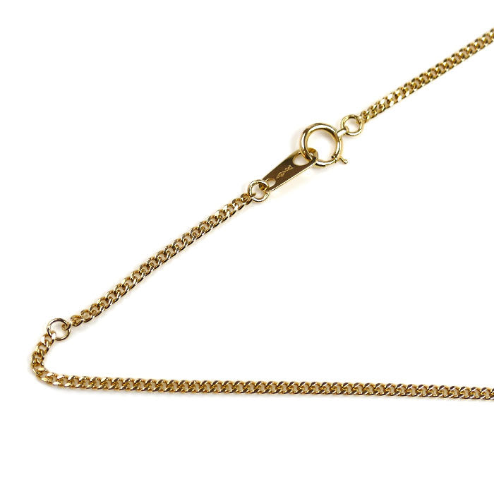 K18YG イエローゴールド ネックレス 喜平2面カット 4.3g 41cm ユニセックス【中古】