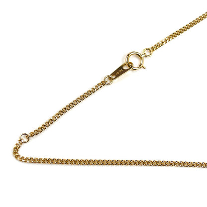 K18YG イエローゴールド ネックレス 喜平2面カット 4.3g 41cm ユニセックス【中古】