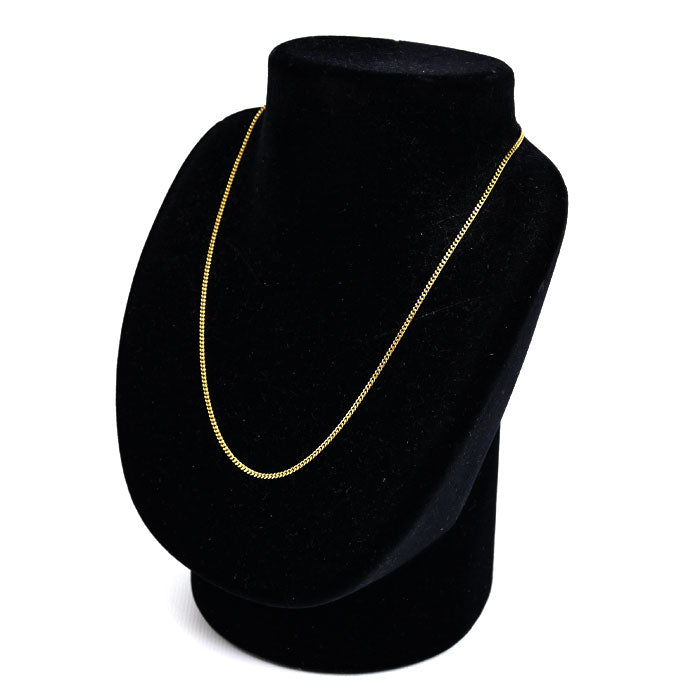 K18YG イエローゴールド ネックレス 喜平2面カット 4.3g 41cm ユニセックス【中古】