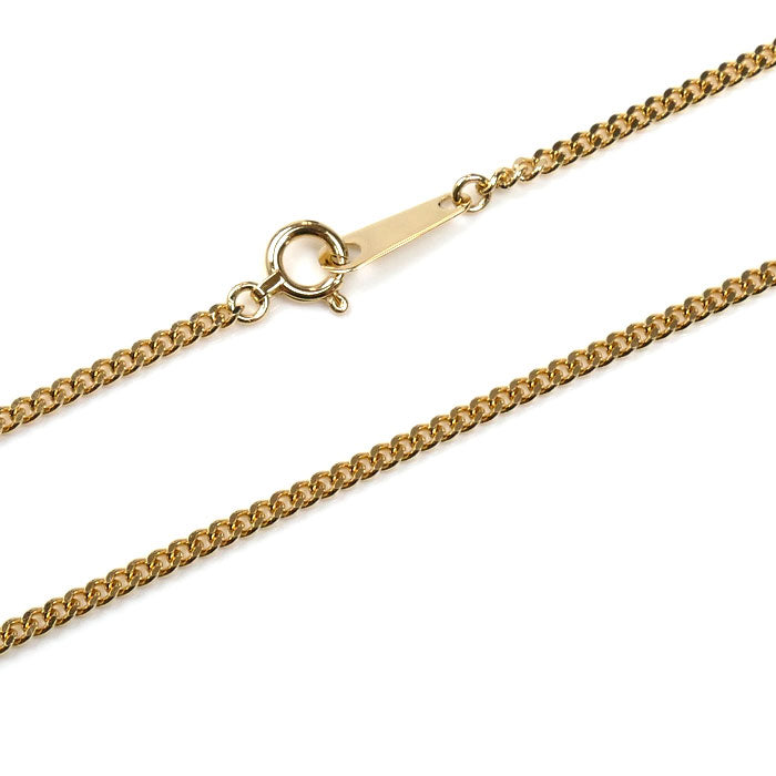 K18YG イエローゴールド ネックレス 喜平2面カット 5.2g 45cm ユニセックス【中古】【美品】