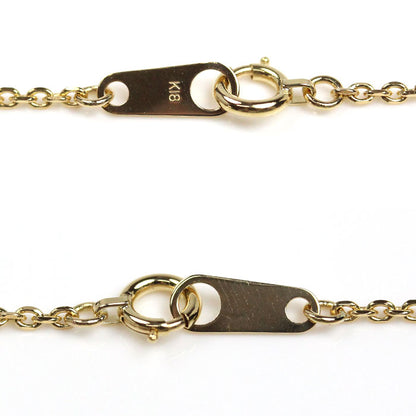 K18YG イエローゴールド ネックレス 小豆 2.8g 40cm レディース【中古】