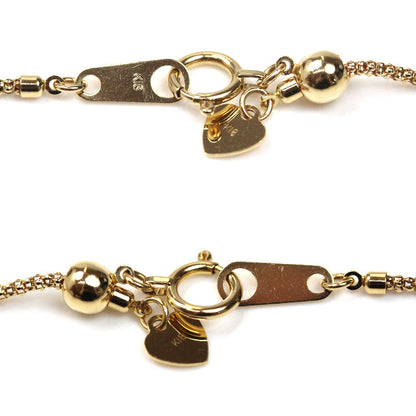 K18YG イエローゴールド ネックレス 3.0g ～50cm デザイン レディース【中古】