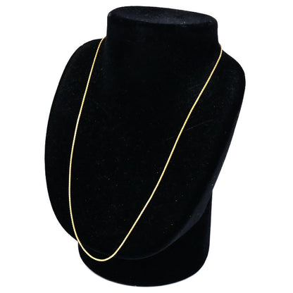 K18YG イエローゴールド ネックレス 3.0g ～50cm デザイン レディース【中古】