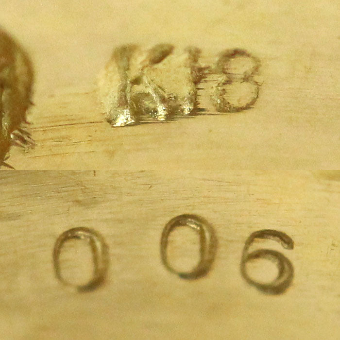 K18YG イエローゴールド スネーク リング・指輪 ダイヤモンド0.06ct 15.5号 6.8g ユニセックス【中古】