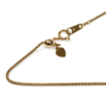 K18PG ピンクゴールド ネックレス 3.0g ～46cm デザイン レディース【中古】