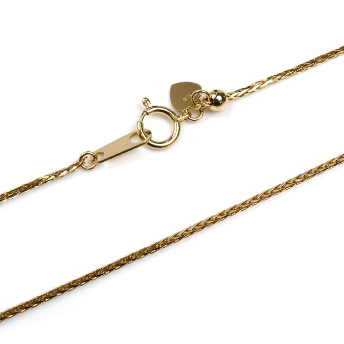 K18YG イエローゴールド ネックレス 3.7g ～50cm レディース【中古】