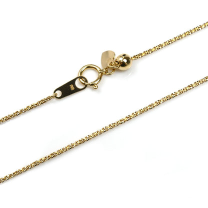 K18YG イエローゴールド ネックレス 3.3g ～45cm デザイン フリーチェーン レディース【中古】