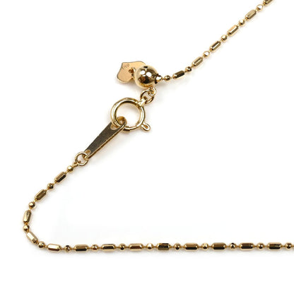 K18PG ピンクゴールド シリンダーボール ネックレス 3.2g ～46cm レディース【中古】