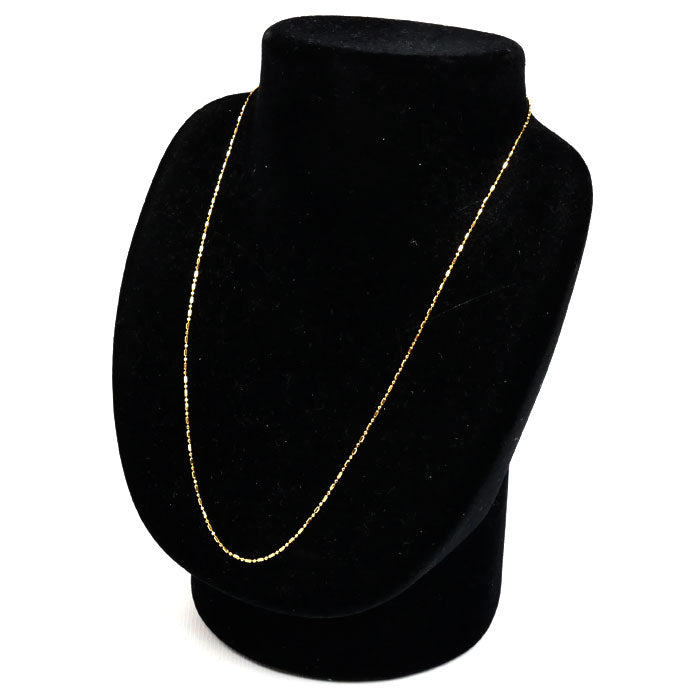 K18PG ピンクゴールド シリンダーボール ネックレス 3.2g ～46cm レディース【中古】