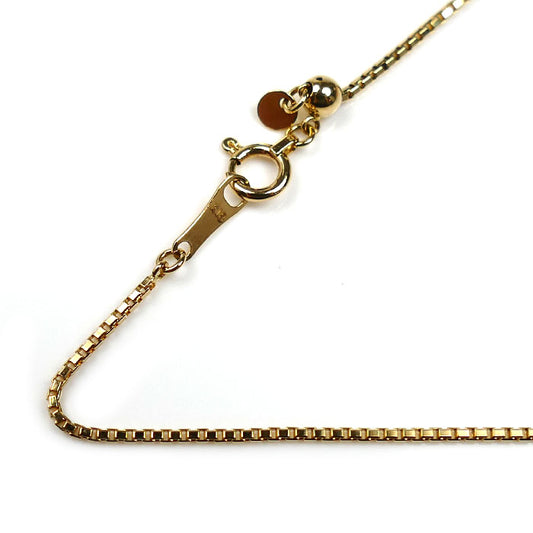 K18YG イエローゴールド ネックレス ベネチアン 3.7g ～50cm レディース【中古】