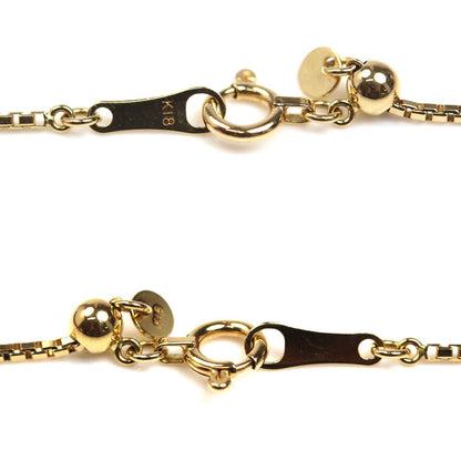 K18YG イエローゴールド ネックレス ベネチアン 3.7g ～50cm レディース【中古】