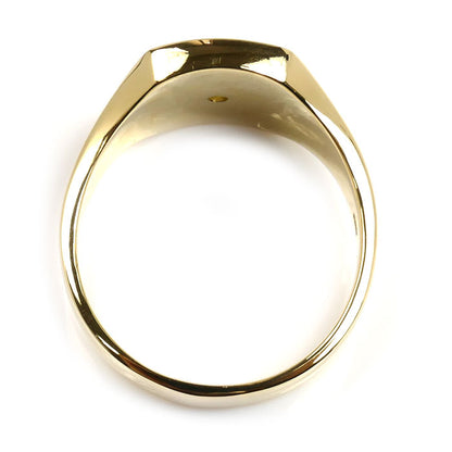 K18YG イエローゴールド リング・指輪 ダイヤモンド0.21ct 23号 14.8g メンズ【中古】