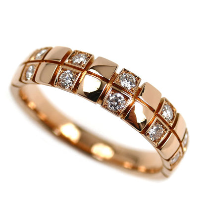 K18PG ピンクゴールド リング・指輪 ダイヤモンド0.25ct 12号 4.0g レディース【中古】