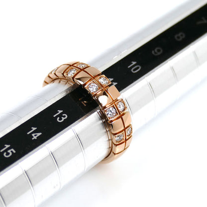 K18PG ピンクゴールド リング・指輪 ダイヤモンド0.25ct 12号 4.0g レディース【中古】