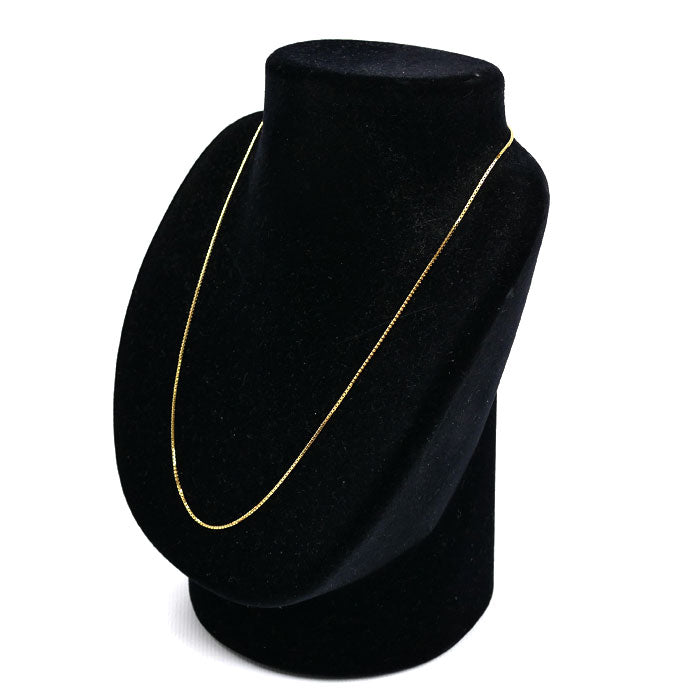 K18YG イエローゴールド ネックレス ベネチアン 3.5g ～45cm フリーチェーン レディース【中古】