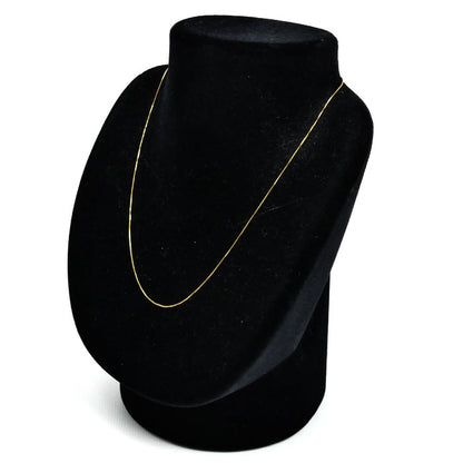K18YG イエローゴールド ベネチアン ネックレス 1.1g 40cm レディース【中古】