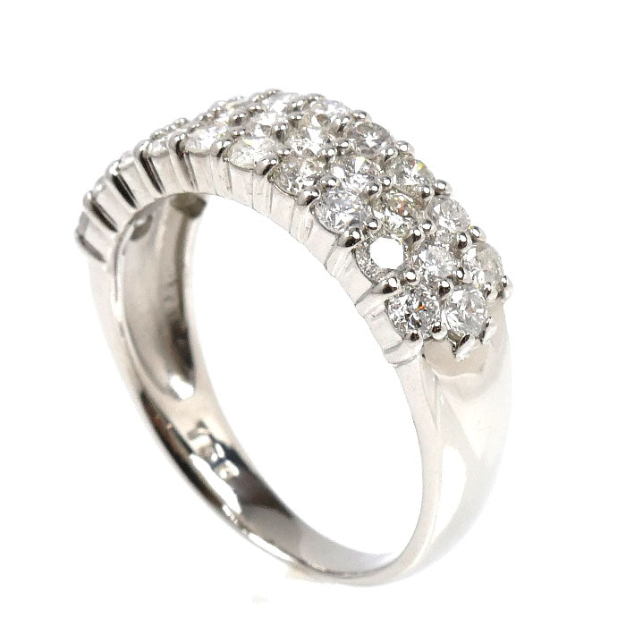 Pt900プラチナ リング・指輪 ダイヤモンド1.50ct 15号 6.5g レディース【中古】【美品】