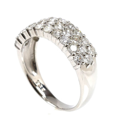 Pt900プラチナ リング・指輪 ダイヤモンド1.50ct 15号 6.5g レディース【中古】【美品】